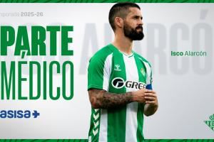 友谊赛重伤！贝蒂斯官方：33岁伊斯科左腿腓骨骨折 预计伤缺3个月